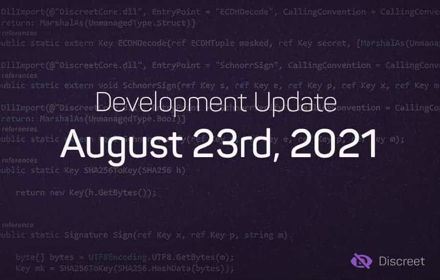 Development Update